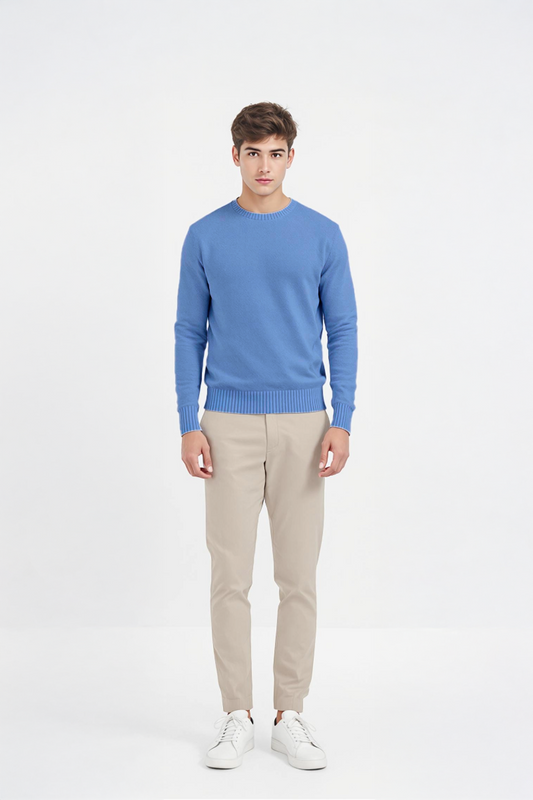 PANAHORSE Düz Örme Yaka Kazak