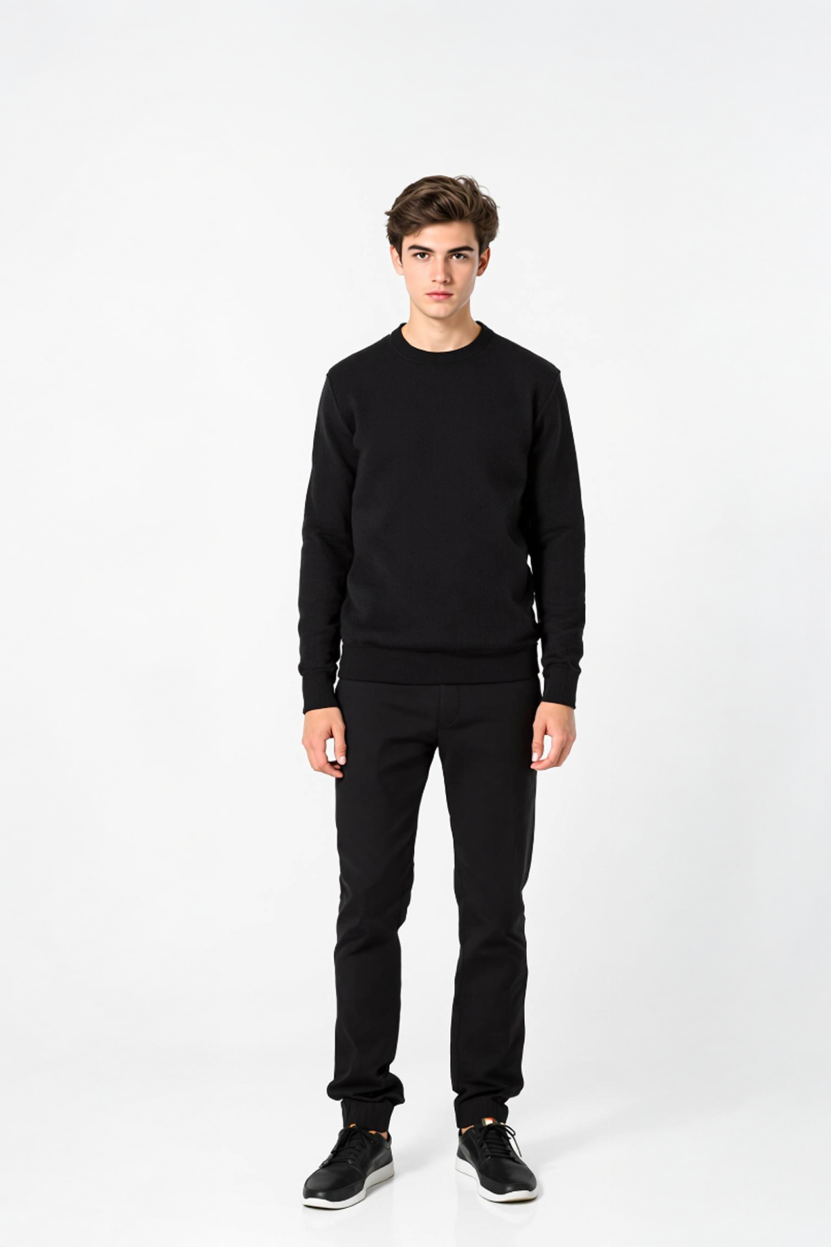 PANAHORSE Düz Örme Yaka Kazak