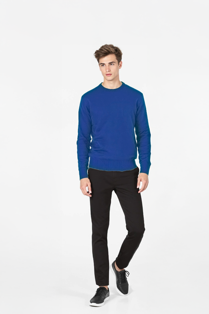 PANAHORSE Düz Örme Yaka Kazak