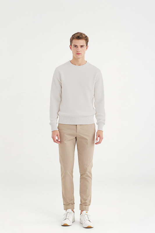 PANAHORSE Düz Örme Yaka Kazak