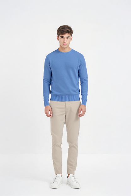 PANAHORSE Düz Örme Yaka Kazak