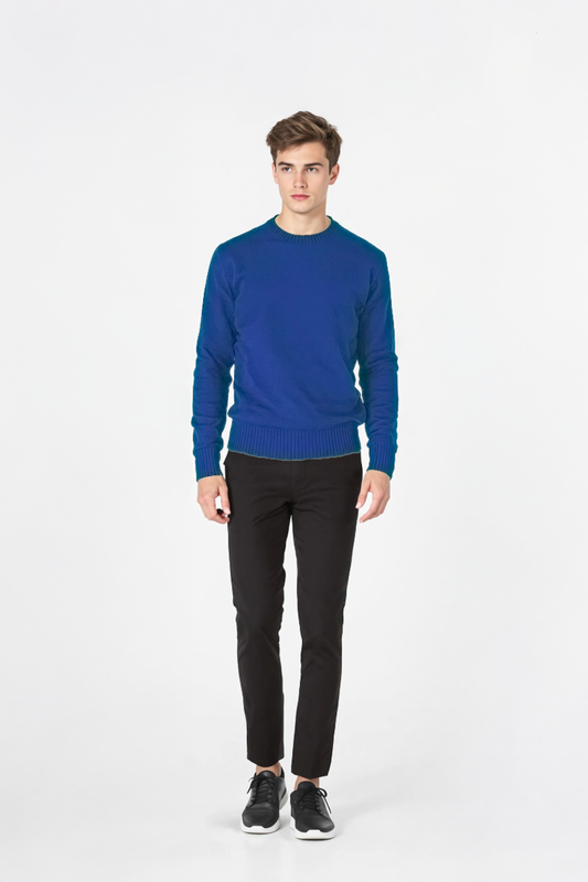 PANAHORSE Düz Örme Yaka Kazak