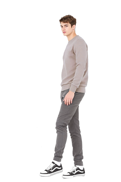 PANAHORSE Düz Örme Yaka Kazak