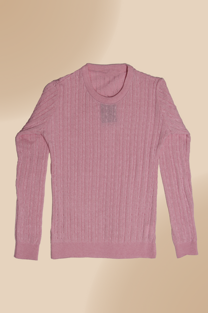 PANAHORSE İnce Saç Örme Bayan Yaka Kazak