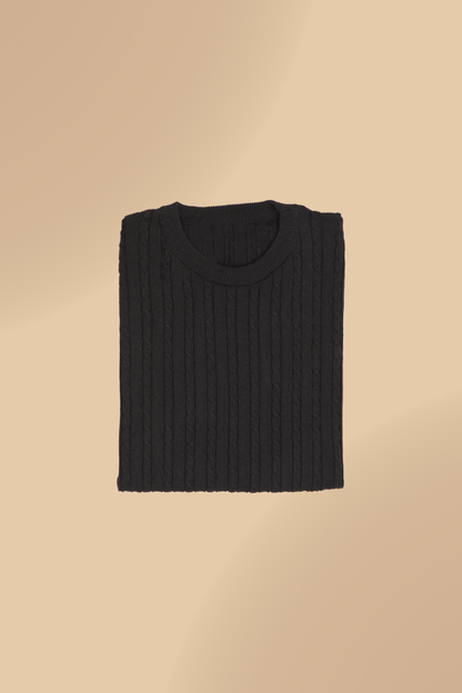 PANAHORSE İnce Saç Örme Bayan Yaka Kazak