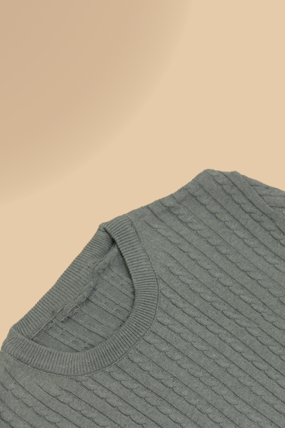 PANAHORSE İnce Saç Örme Bayan Yaka Kazak