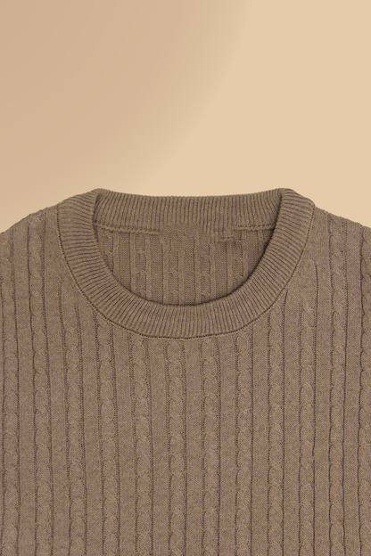 PANAHORSE İnce Saç Örme Bayan Yaka Kazak