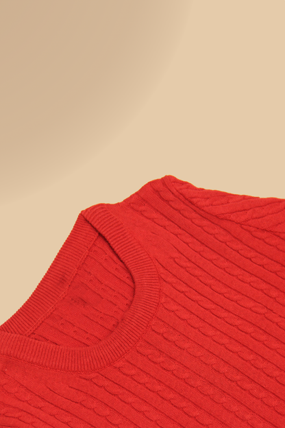 PANAHORSE İnce Saç Örme Bayan Yaka Kazak