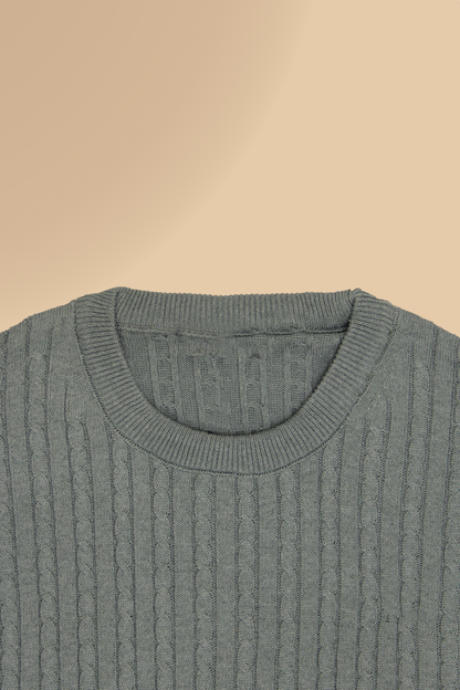 PANAHORSE İnce Saç Örme Bayan Yaka Kazak