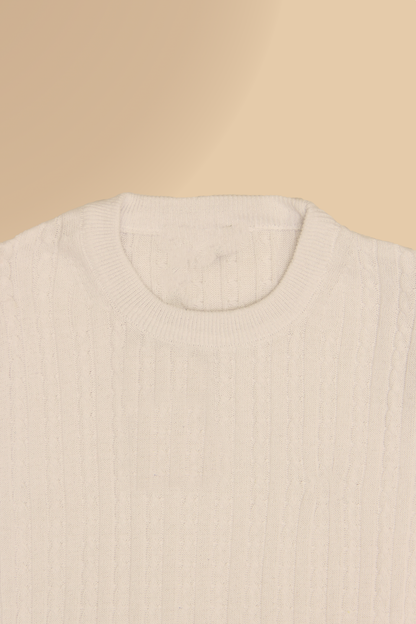 PANAHORSE İnce Saç Örme Bayan Yaka Kazak