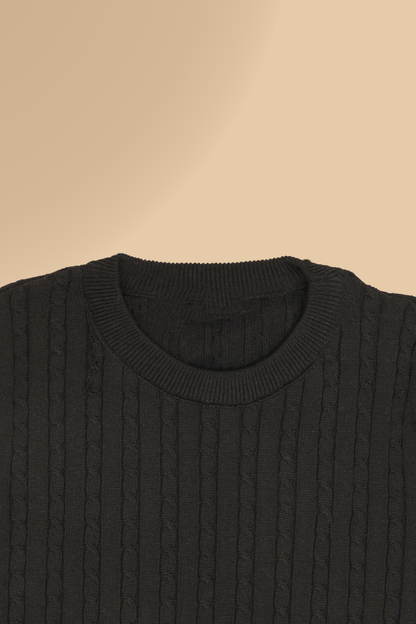 PANAHORSE İnce Saç Örme Bayan Yaka Kazak