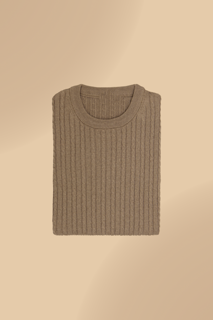 PANAHORSE İnce Saç Örme Bayan Yaka Kazak