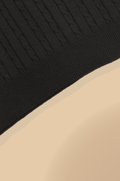 PANAHORSE İnce Saç Örme Bayan Yaka Kazak