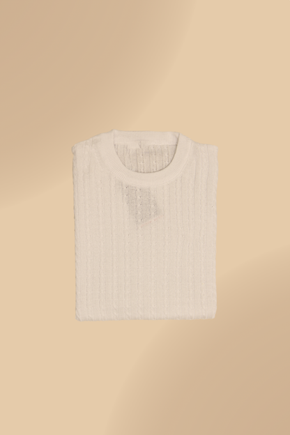 PANAHORSE İnce Saç Örme Bayan Yaka Kazak